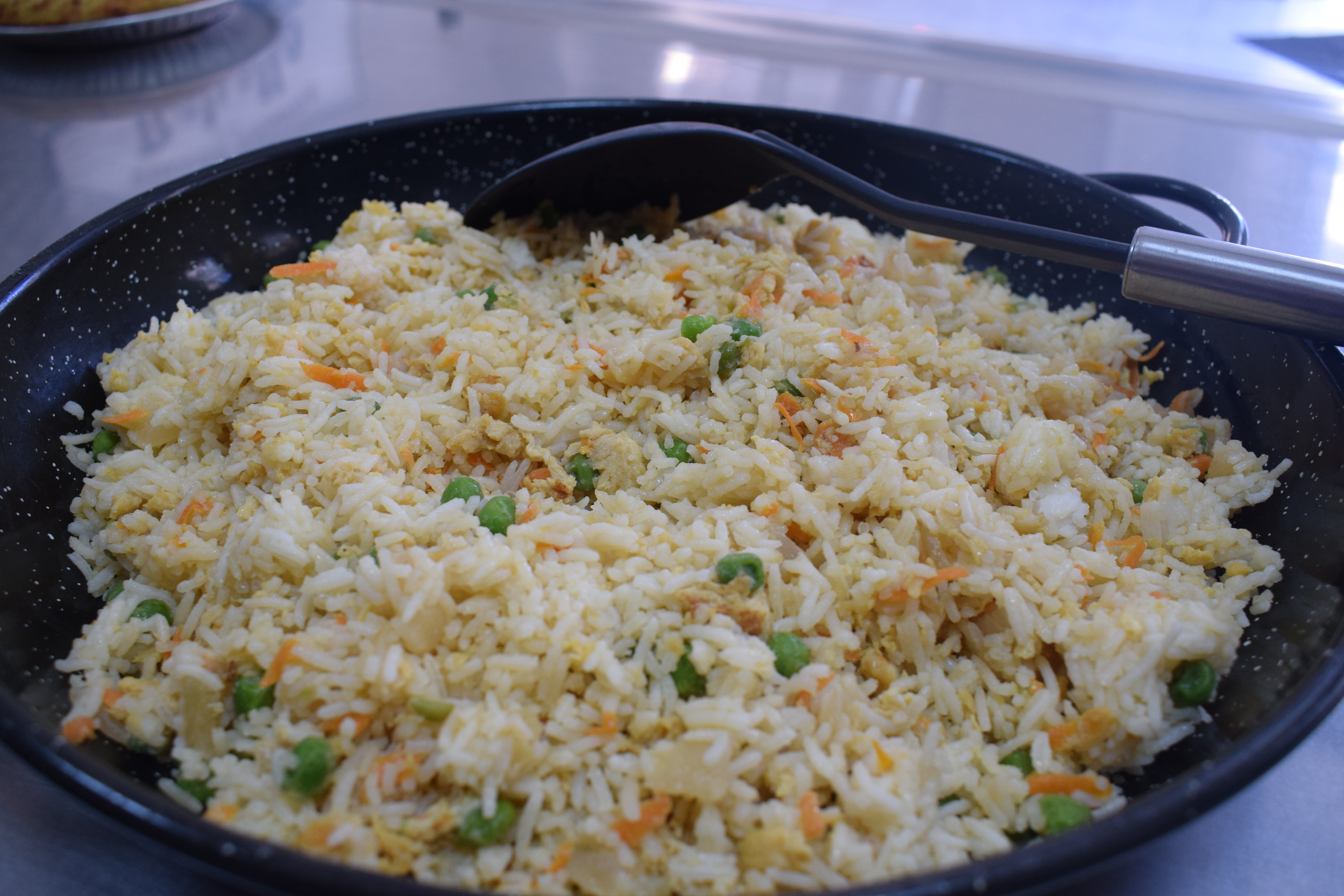 Arroz tres delicias casero